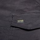 Suez Luke 1977 Workwear Style Cargo Shorts (Black)