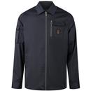 Luke Vietnam Zip Through Technical Jacket in Dark Navy M730750