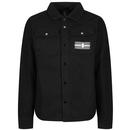 Luke Warden Premium Twin Pocket Overshirt in Black M770901