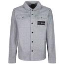 Luke 1977 Warden Premium Twin Pocket Overshirt in Marl Grey M770901