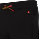 Straightnose LUKE Retro Cuffed Track Pants (Black)