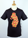 GSTQ LUKE 1977 Retro Indie Union Jack Lion T-Shirt