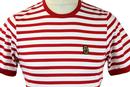 Pekker LUKE 1977 Retro Mod Breton Stripe T-Shirt R