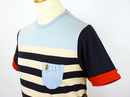 Cardiff Ross LUKE 1977 Retro Stripe Panel T-shirt