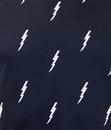 LUKE 10.6.1993 Retro Lightning Print T-shirt NAVY
