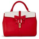 Lulu Hun by Collectif Roberta Bow Bag Retro Handbag Red