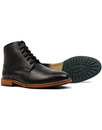 Endrick LYLE & SCOTT Retro Mod Worker Boots BLACK