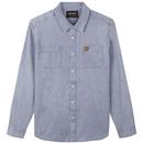 LYLE & SCOTT Retro Sun bleached Shirt (Cloud Blue)