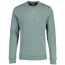 Lyle and Scott Crew Neck Sweatshirt in Green Mercurial ML424VOG X583