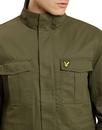 LYLE & SCOTT Retro Mod Military Field Jacket OLIVE
