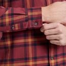LYLE & SCOTT Retro Mod Flannel Check Shirt CLARET
