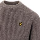 LYLE & SCOTT Flecked Ribbed Knit Fishermans Jumper