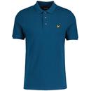 Lyle And Scott Grid Texture Polo Shirt in Apres Navy SP1901V
