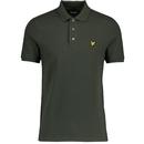 Lyle and Scott Grid Texture Polo Shirt in Mountain Moss SP1901V