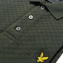Lyle & Scott Retro Mod Grid Texture Polo Shirt MM