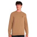 Lyle & Scott Mens Lambswool Knitted Jumper Sand Storm