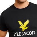 LYLE & SCOTT Men's Retro Logo T-shirt (True Black)