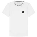 Lyle and Scott Mod Casuals Tipped T-Shirt in White