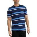 LYLE & SCOTT Retro Mod Multi Stripe T-shirt (Navy)