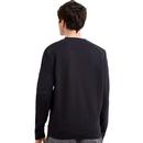 LYLE & SCOTT Nylon Panel Casuals Sweatshirt BLACK