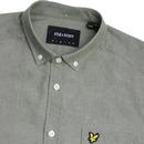 LYLE & SCOTT 60s Mod Oxford Shirt (Woodland Green)