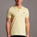 LYLE & SCOTT Mod Classic Pique Polo Shirt (Lemon)