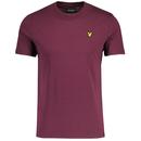 Lyle And Scott Plain T-shirt in Burgundy TS400VOG Z562