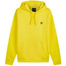 Lyle & Scott Men's Retro Indie Pullover Hooded in Buttercup Yellow
