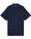 LYLE & SCOTT Retro 70s Resort Collar Linen Shirt N