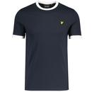 Lyle And Scott Ringer T-shirt in Dark Navy/White TS2201V W403