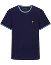 LYLE & SCOTT Men's Retro 70s Ringer T-Shirt (Navy)