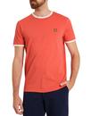 LYLE & SCOTT Retro Ringer T-Shirt (Sunset Pink)