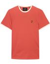 LYLE & SCOTT Retro Ringer T-Shirt (Sunset Pink)