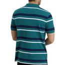 LYLE & SCOTT Retro Mod Stripe Pique Polo Shirt AG