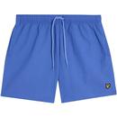 Lyle & Scott Retro Classic Plain Swim Shorts in Dandy Blue
