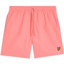 Lyle & Scott Classic Plain Swim Shorts in Vibrant Coral