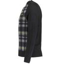 Lyle & Scott Men's Archive Tartan Jumper Jet Black