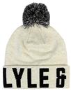 LYLE & SCOTT Retro Text Knitted Text Bobble Hat W