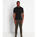 LYLE & SCOTT Mod Casuals 80s Tipped Polo in Black