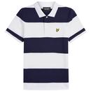 LYLE & SCOTT Retro Wide Stripe Pique Polo Shirt N