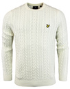 LYLE & SCOTT 60s Mod Lambswool Cable Knit Jumper 