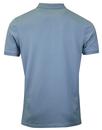 LYLE & SCOTT Retro Mod Pique Polo Top (Mist Blue)