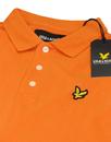 LYLE & SCOTT Mod Pique Polo Shirt (Fox Orange)