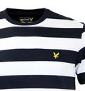 LYLE & SCOTT Retro Block Stripe Yarn Dye T-Shirt N