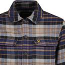 Lyle & Scott Check Brushed Flannel Overshirt DN/C