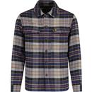 Lyle & Scott Check Brushed Flannel Overshirt DN/C