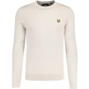 lyle and scott mens retro crew neck fitted jumper cove