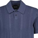 Lyle & Scott Retro 60s Crochet Knit Polo Shirt CI