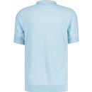 Lyle & Scott Retro Herringbone Knitted Polo Shirt 