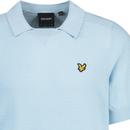 Lyle & Scott Retro Herringbone Knitted Polo Shirt 